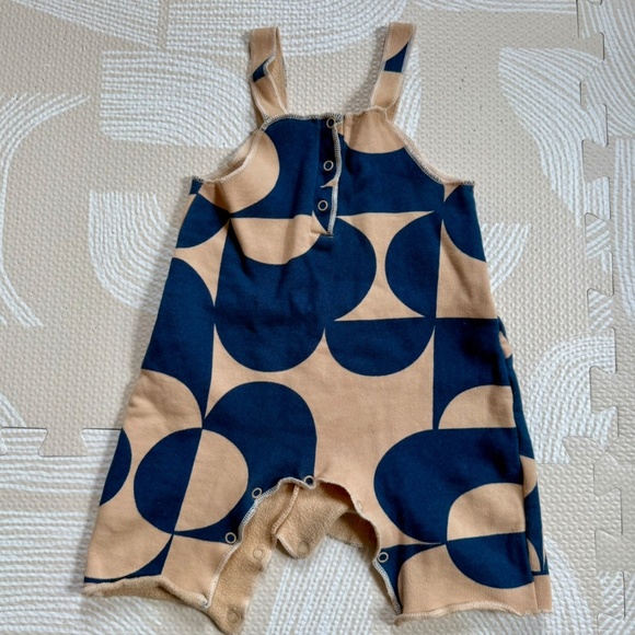Organic Zoo Azulejos Overalls 0-3m - Picture 1 of 2